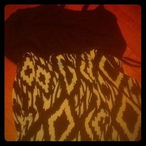 Black and White sun dress